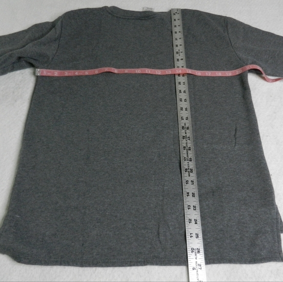 Disney Mickey Mouse Sweatshirt Womens Grey Crewneck Terry Cloth Logo Large - Picture 6 of 8